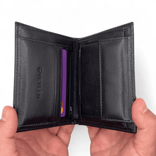 Carteira Masculina Veylen em Couro Preto
